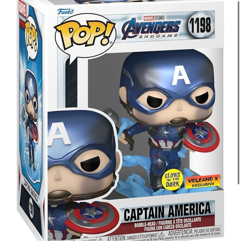 Funko Pop Captain America Avengers Endgame Figure